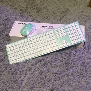 Keyboard and mouse (wireless)